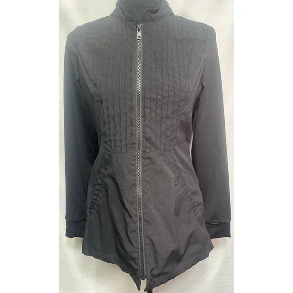 Noel Asmar Zipped stretch black Jacket Pockets Size Small Equestrian Uniform - Picture 1 of 4